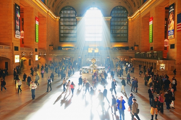 Photograph Mitchell Funk Grand Central Light on One Eyeland